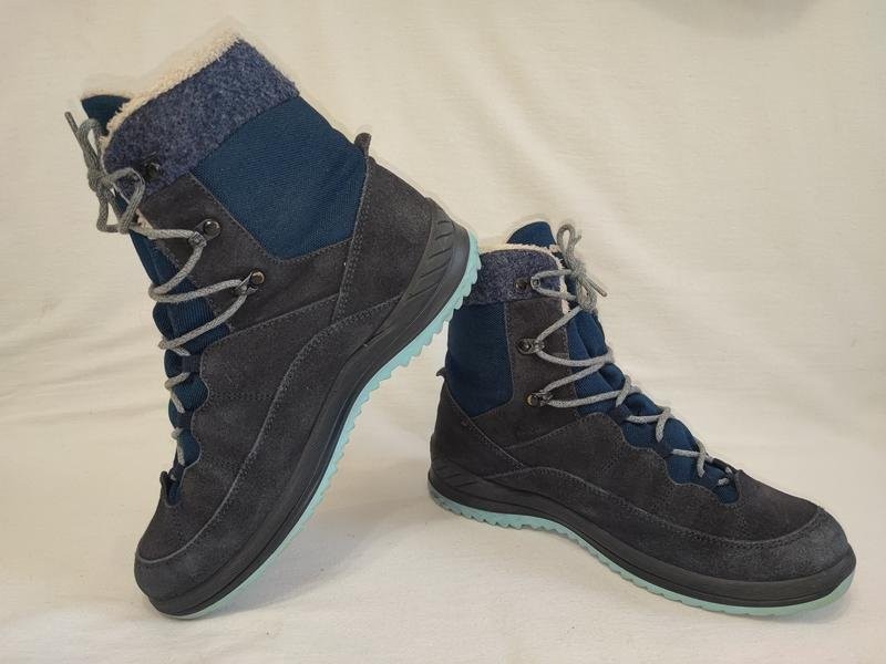 women lowa boots navy gore-tex 38