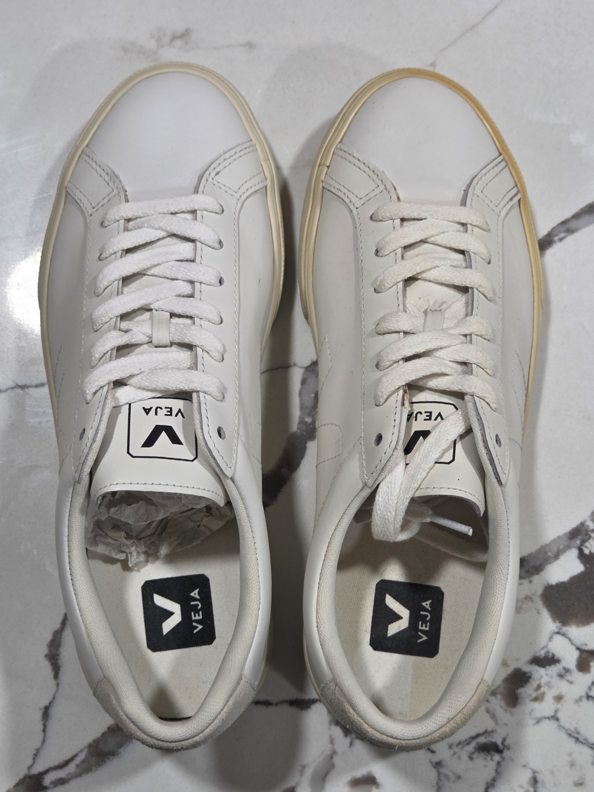 Veja Esplar Leather Extra White Size 7 Women’s 40 EU Made in Brazil EA0200001B