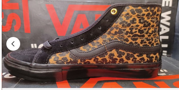 Vans Men’s 5/Women’ 6.5 Skate Sk8-Hi Deco Cher Strauberry Cheetah VN0A5KY9CY