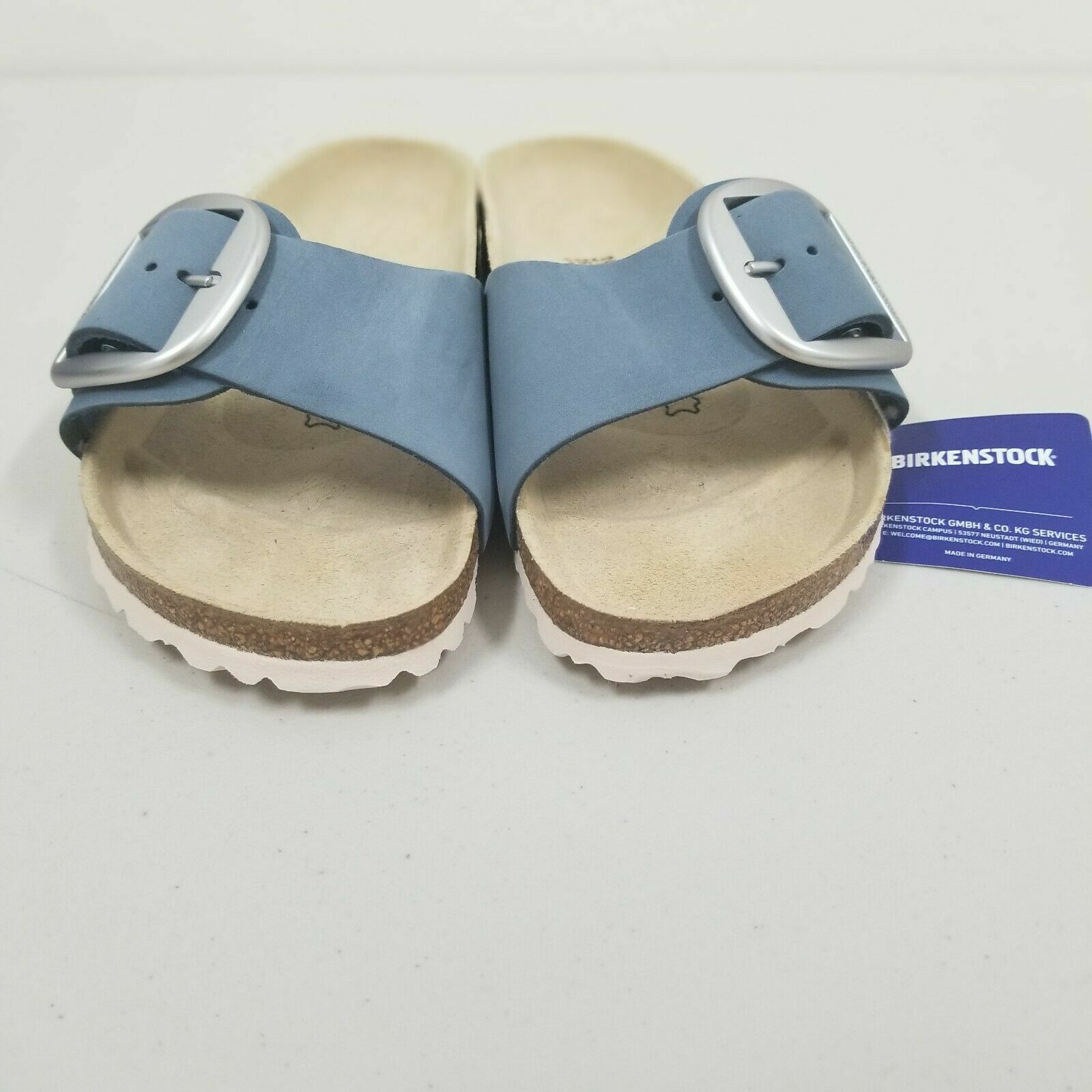 Birkenstock New w/o Box Madrid Big Buckle Dove Nubuck Leather Narrow Select Size