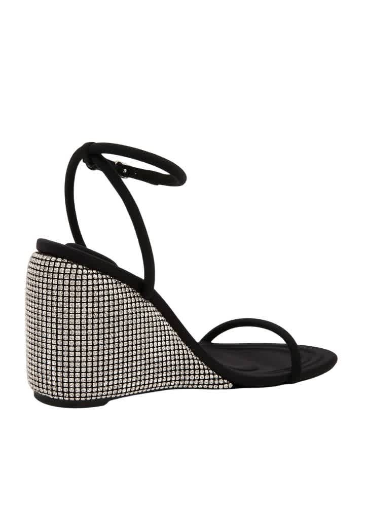 Alexander Wang Dahlia Crystal Wedge Sandals
