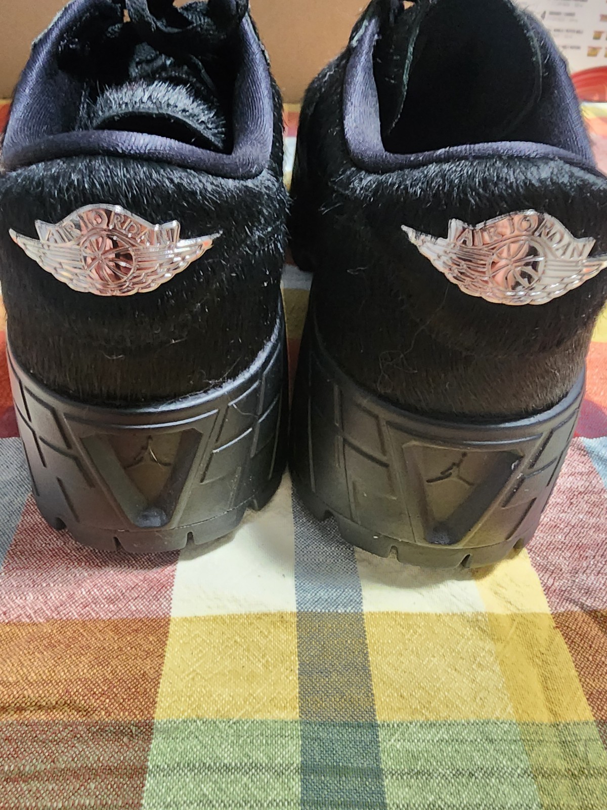 Nike Air Jordan 1 Brooklyn Low Pony Hair Shoe US Size 11 IB7210-006 # 297-56