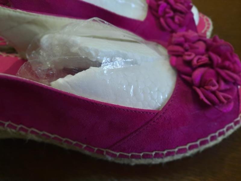 womens clarks pink suede espadrilles 39