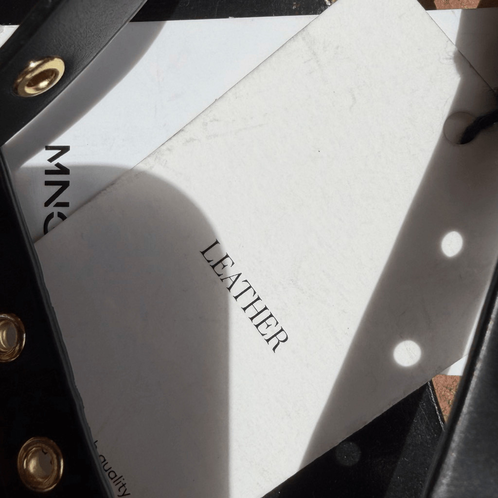 MNG by Mango Leather Eyelet Strappy Square Toe Sandals Black 41 NWT