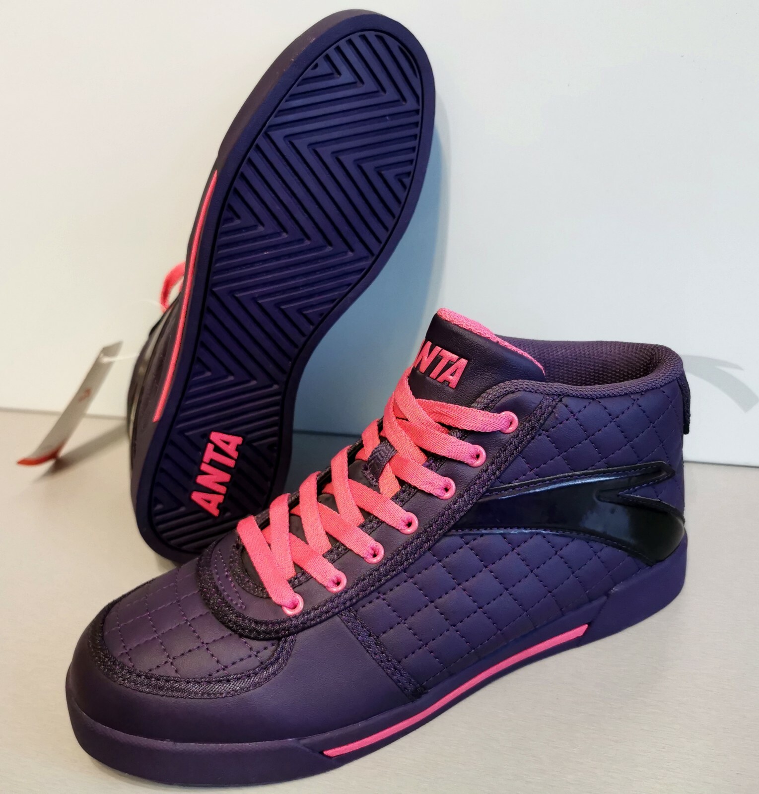 Anta Sport casual shoes sneaker casual women 39 basket ladies purple sale – 70%