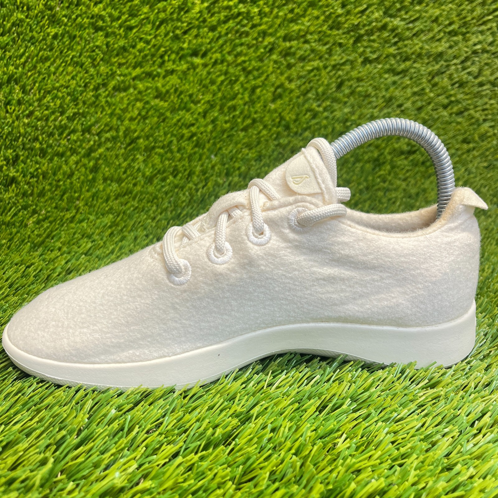 Allbirds Wool Runners Natural White Womens Size 7 Running Walking Shoes Sneakers