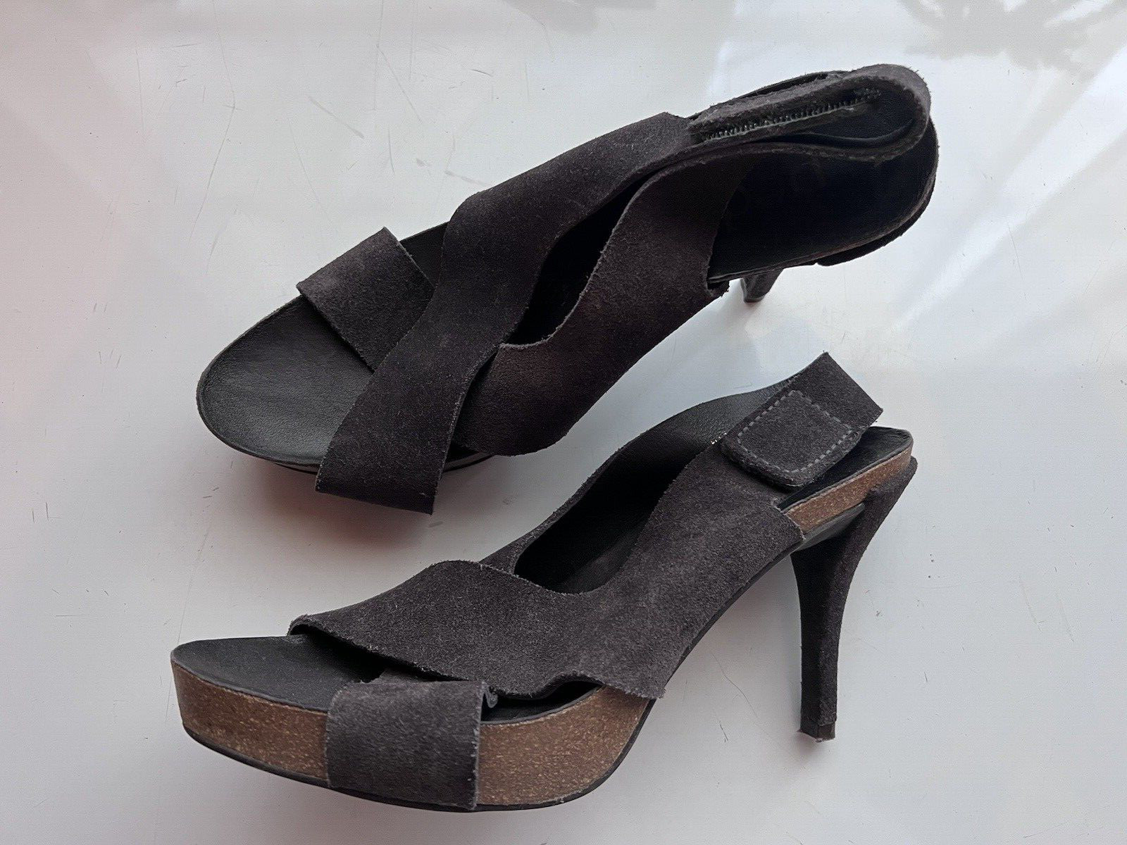 Pedro Garcia Platform Heels Open Toe Sz EUR 40