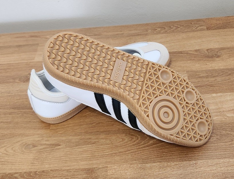 Adidas Samba Jane Shoes. Womens White/Black Size 8 (JH1402).