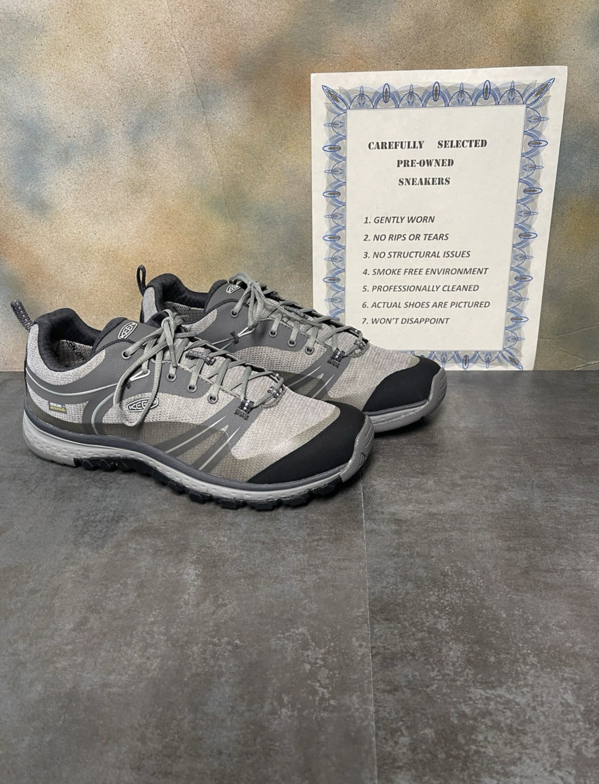 Keen Terradora Gray Women’s Waterproof Hiking Shoes Size 10