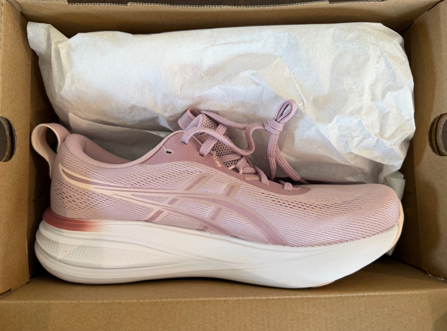NEW ASICS GEL-PULSE 17 Morganite Pearl Pink Running Shoes Women Size 10 US