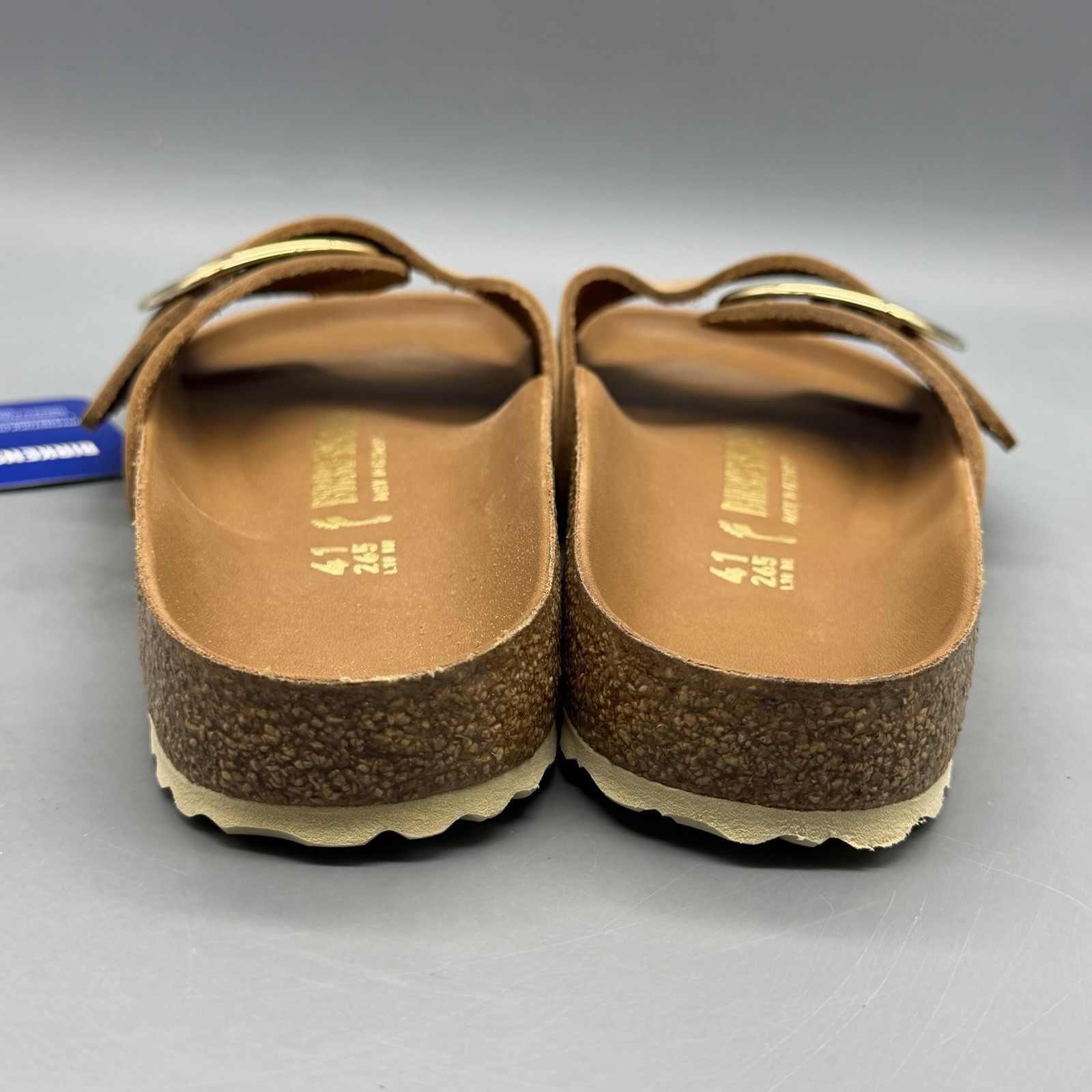 Birkenstock Madrid Big Buckle Women’s EU 41 US 10 Leather Sandal Cognac Narrow