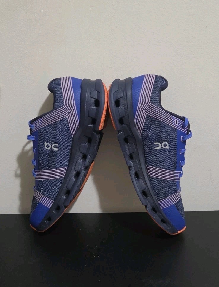 On Running Cloudgo Womens Size 8 Blue Orange Running Shoes Sneakers 55.98233