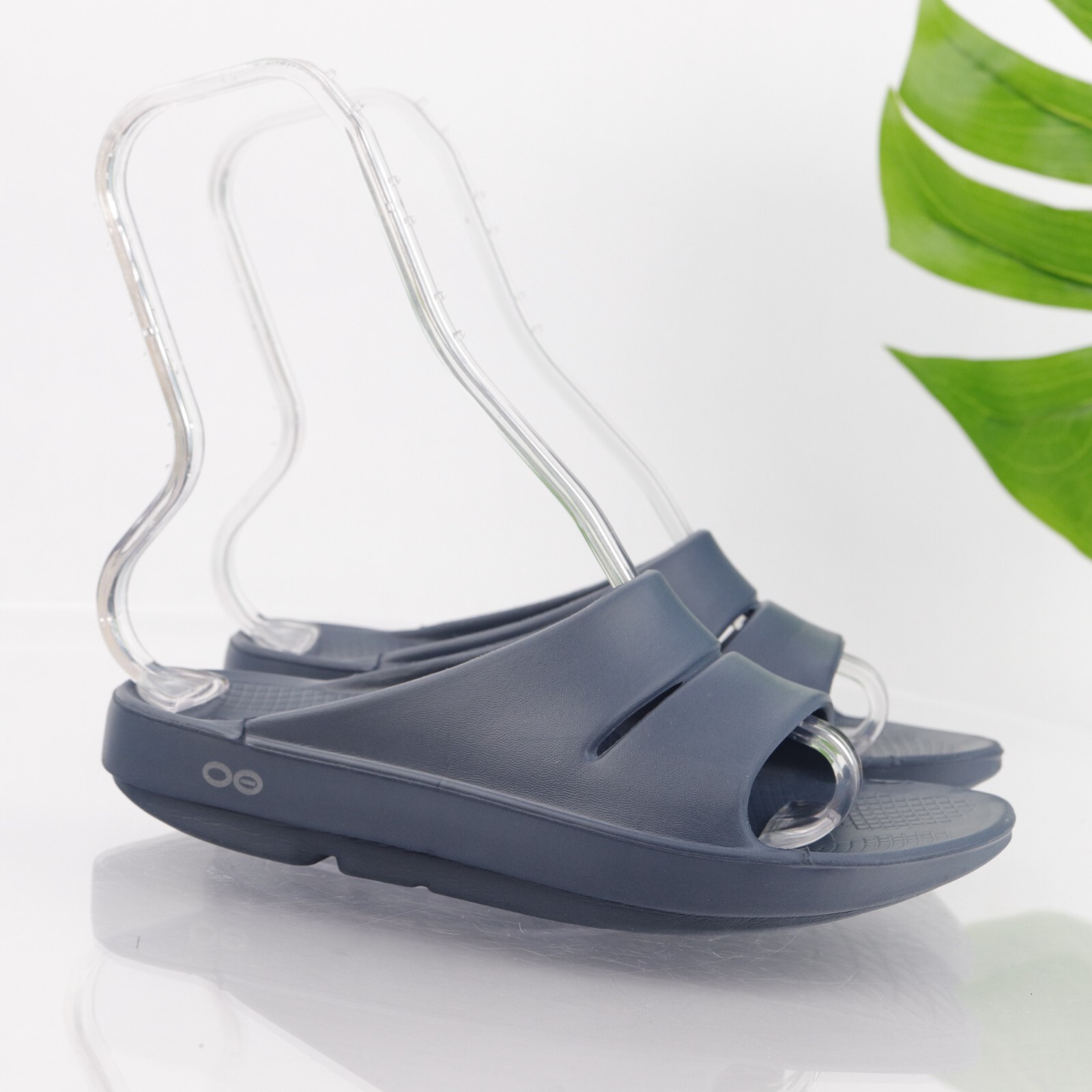 Oofos Ooahh Recovery Sandal Women’s Size 7 Slide Maroccan Blue PF Comfy Shoe
