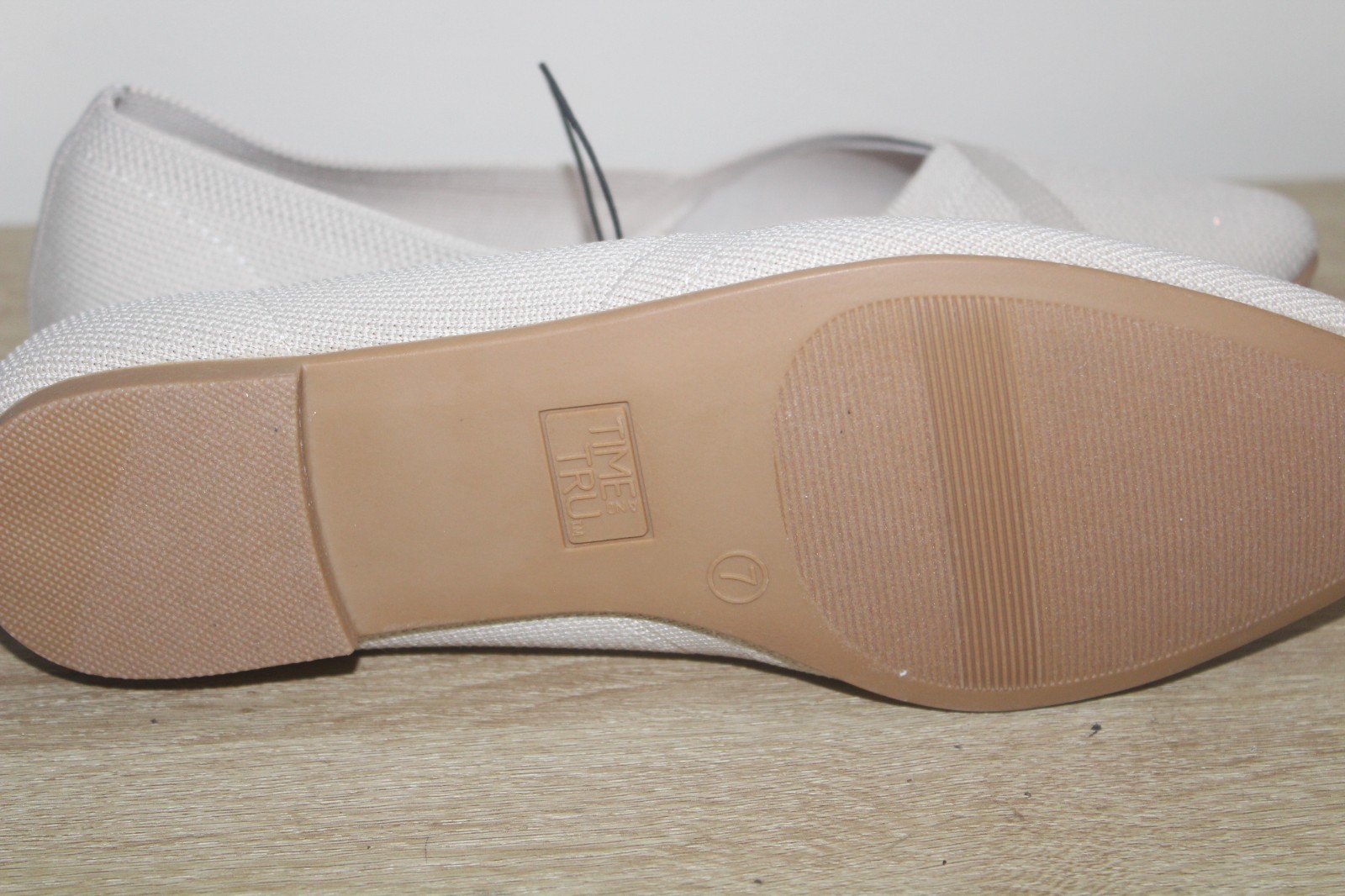 Time and Tru Women’s Knit Ballet Slip On Comfort Shoes NWT