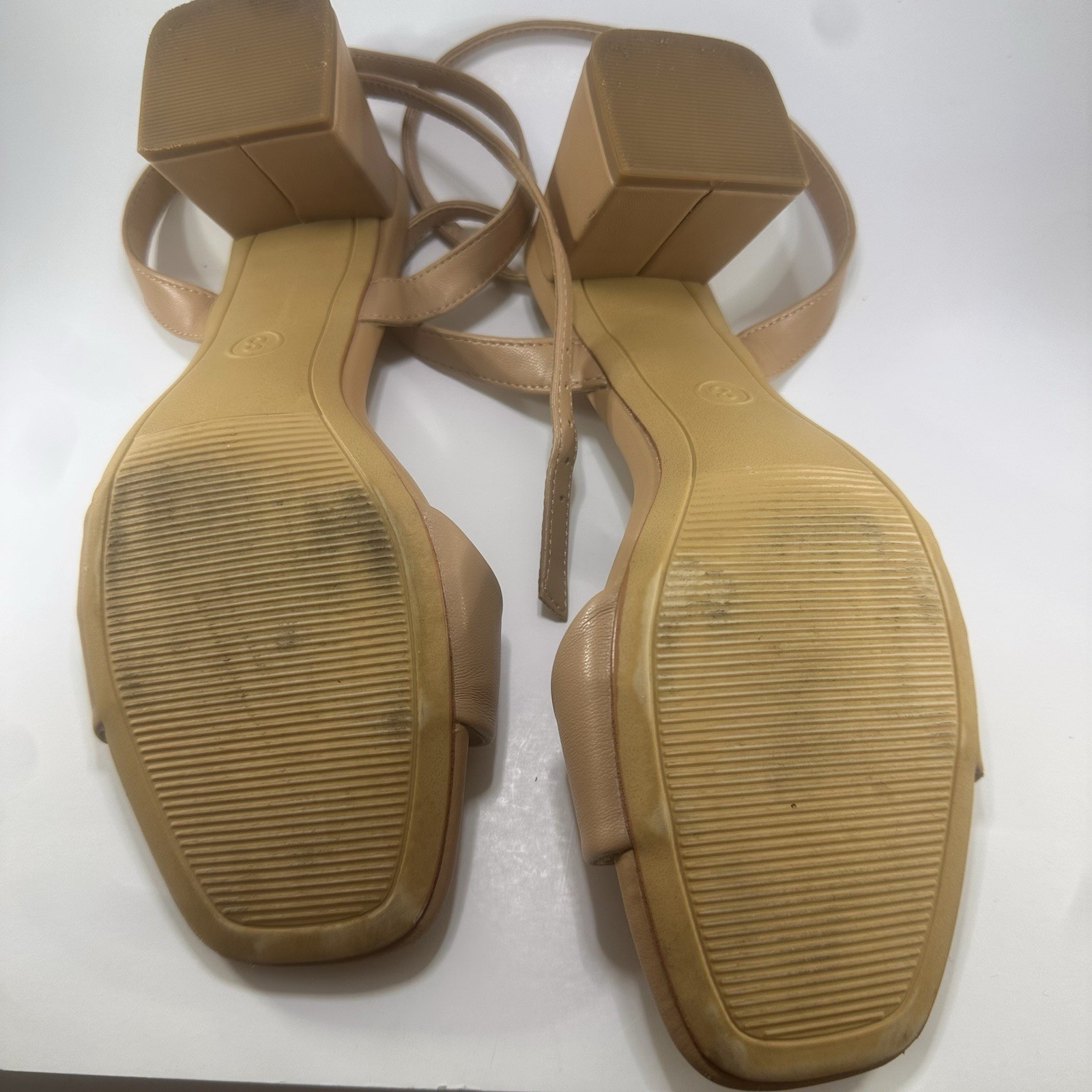 A New Day Women’s Shannon Heels with Memory Foam Insole Tan Size 8 1/2 Preowned