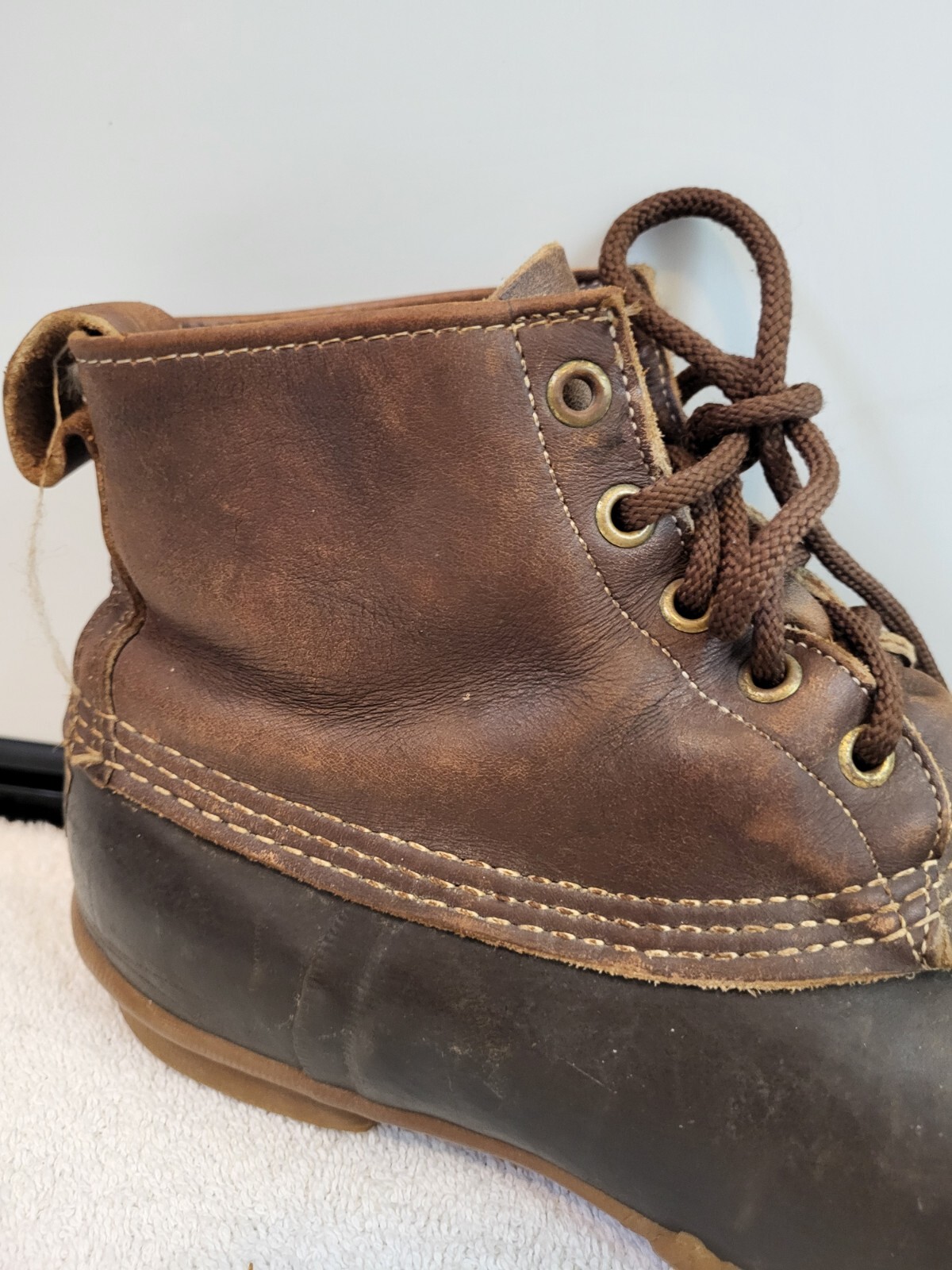 Vintage LL Bean Boots Womens 8 Maine Waterproof Hunting Shoe Duck Boot