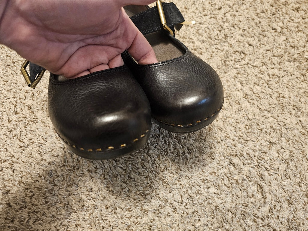 BLACK Lucky Brand Wedge Mid (2-2.9 in) Heel Height Heels SIZE 8 WOMEN.