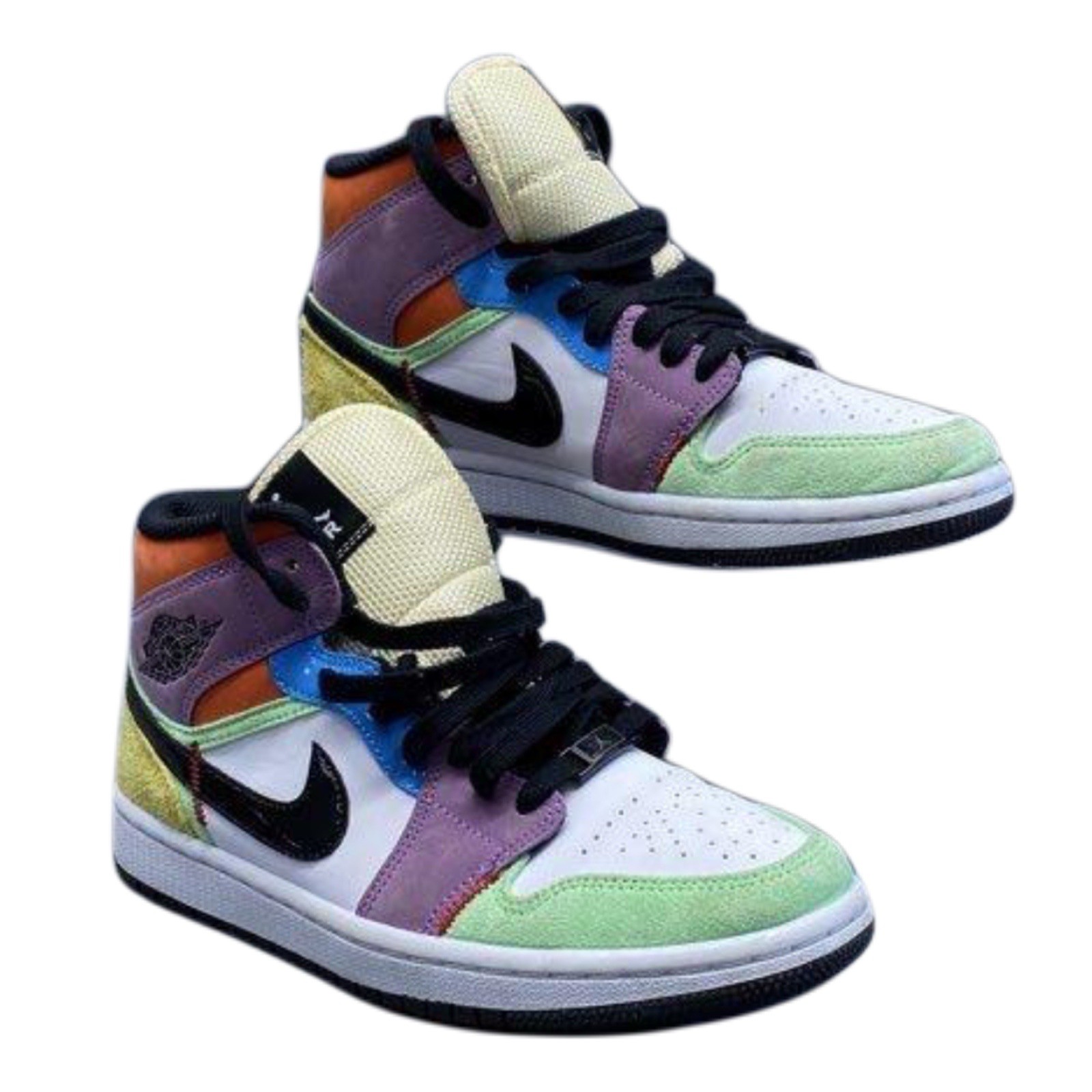 Nike Women’s Jordan 1 Mid SE Multi-Color Basketball Shoes sz6.5