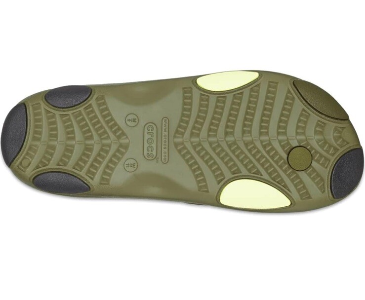 NWT Crocs Classic All Terrain Flip Sandal Olive Aloe Men 8 Women 10