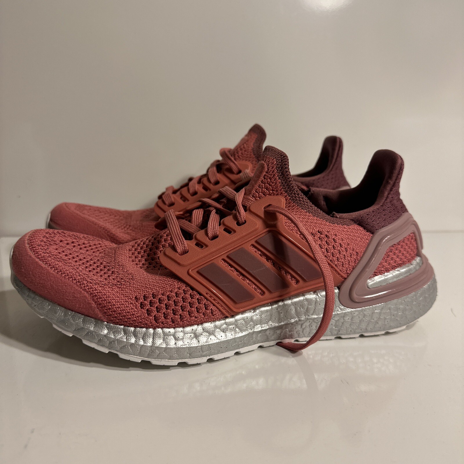 Womens Adidas Ultraboost 19.5 DNA Wonder Red Pulse Burgundy Magenta Shoes Size 8