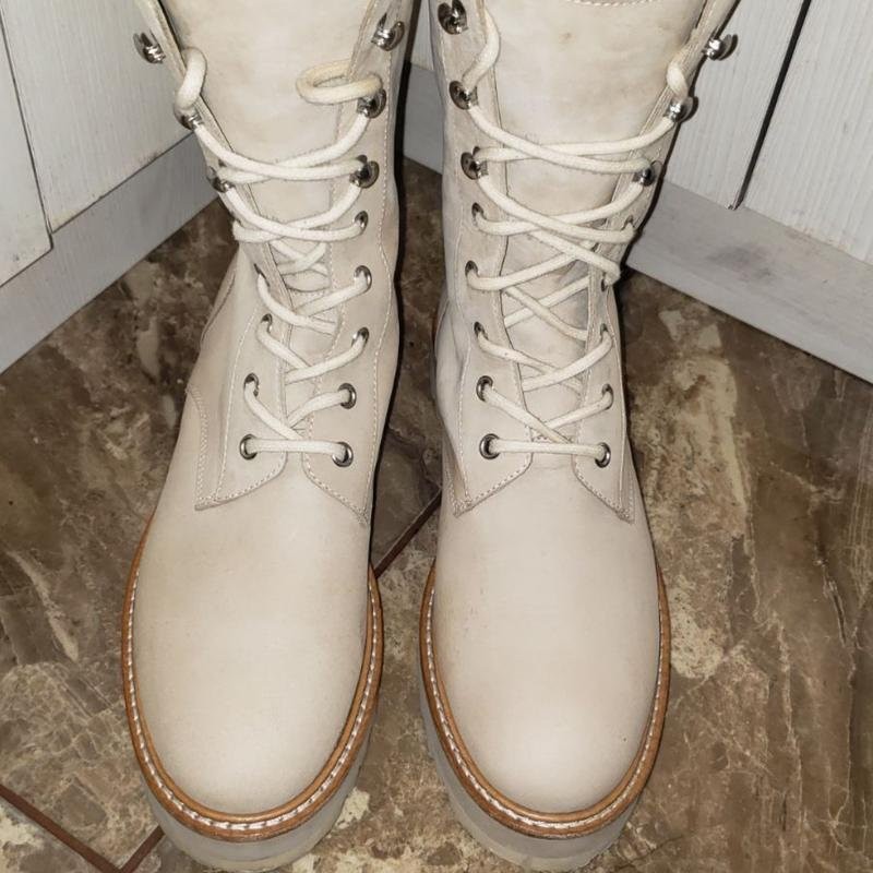 women navy boot boots white leather 39