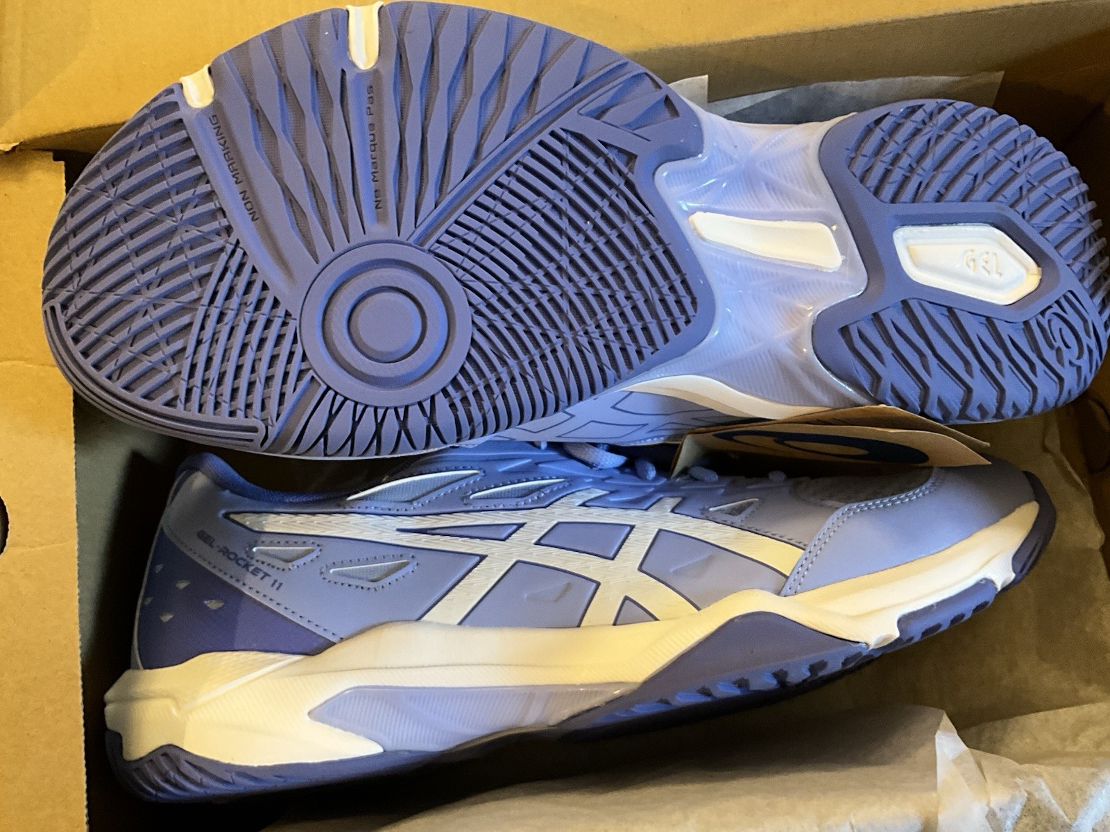 ASICS Women’s Gel-Rocket 11 Sapphire / White Tarheel W13/ M11 BRAND NEW