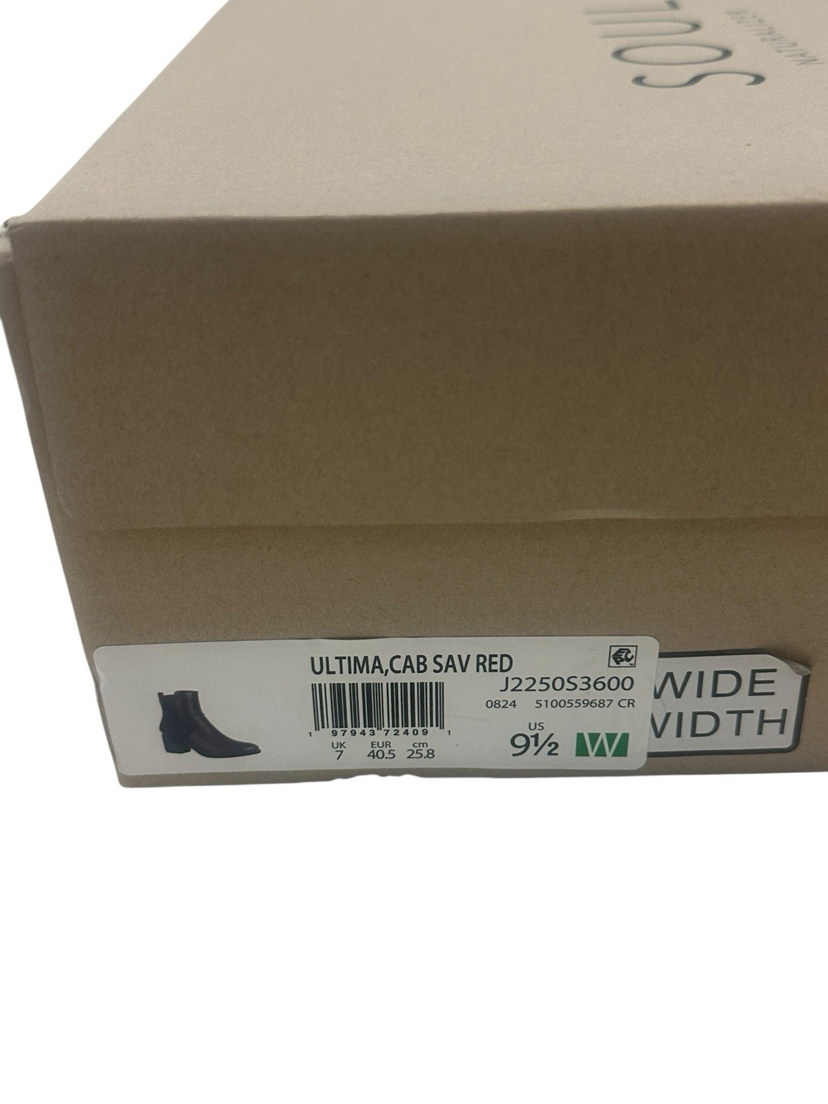 Soul Naturalizer ultima cab sav red 9.5 Wide Women’s Boots NWB