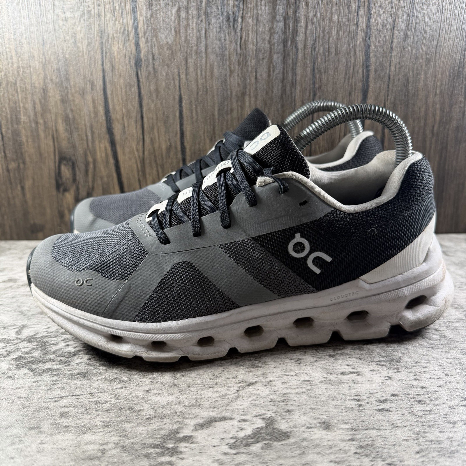 On Cloudrunner 2 Womens Size 8 Eclipse Black Athletic Running Shoes Sneakers