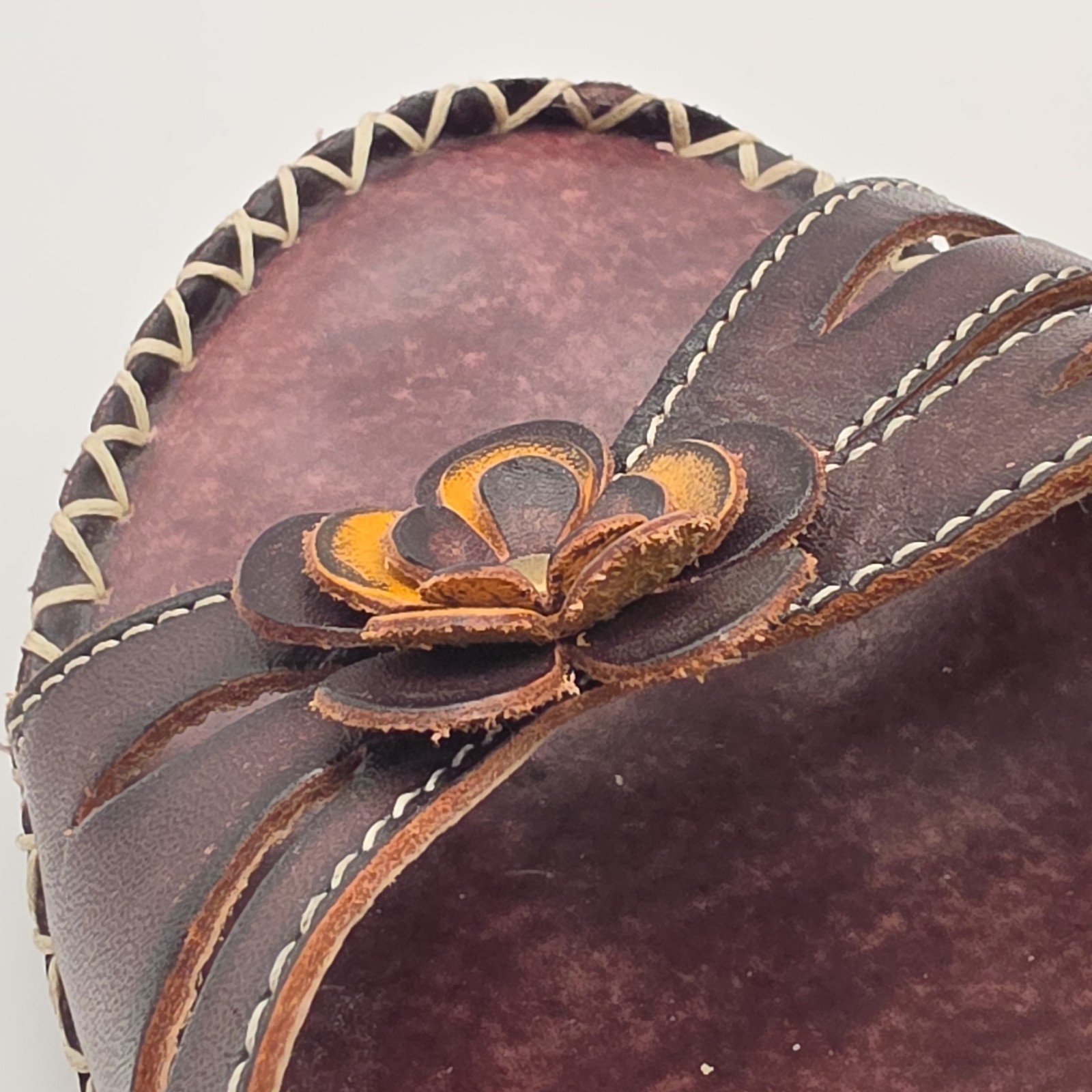 L’Artiste by Spring Step Lilith-BR Brown Leather Floral Wedge Sandals Women’s 39