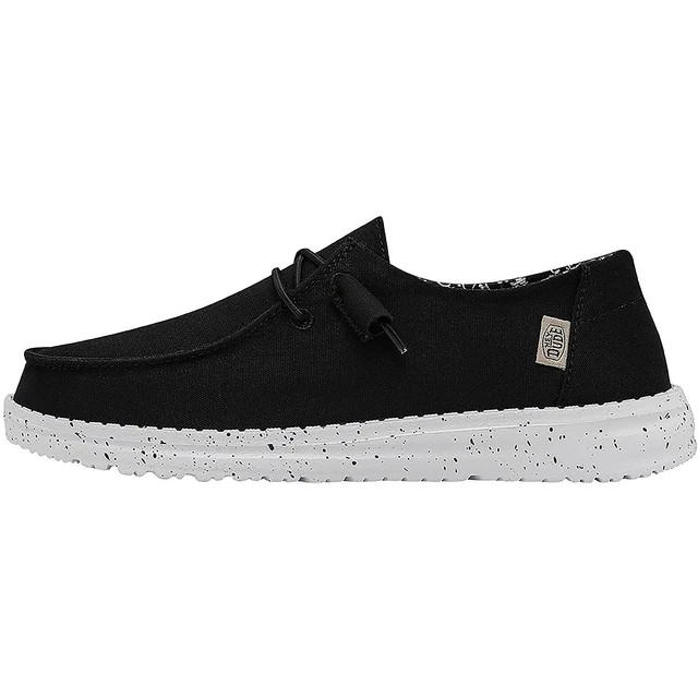 HEY DUDE Women’s Wendy Basic Odyssey Shoes Black All SIze, New