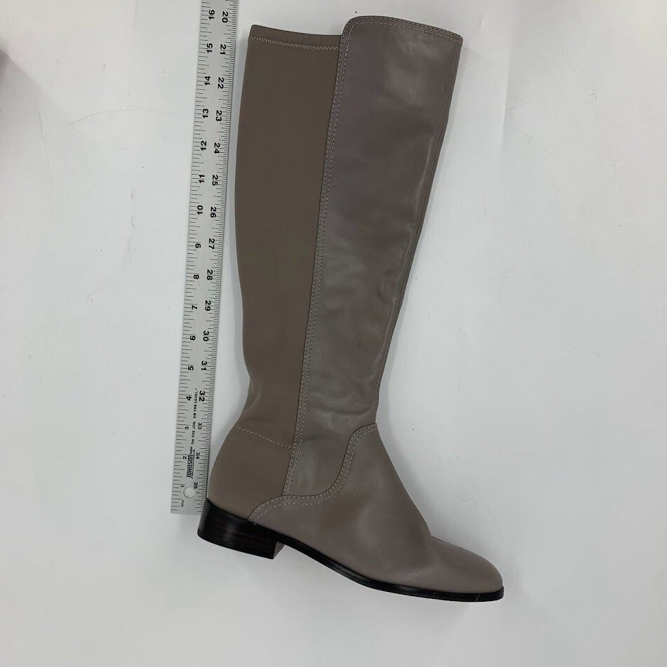 Louise et Cie Women’s Lo-Verdi-R Round Toe Low Heel Leather Knee High Boots SZ 6
