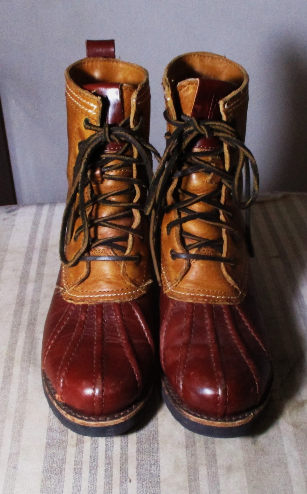 FRYE Brown 100% Leather Lace-Up Boots Women’s Size 6.5 B
