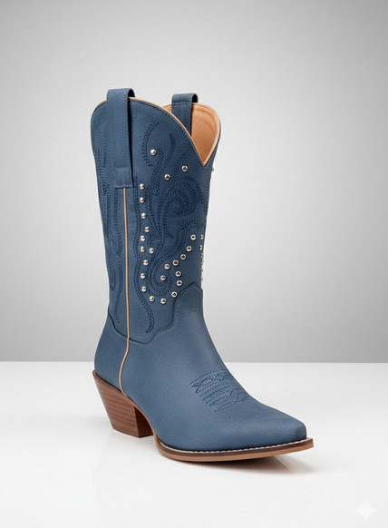 A Rider Girl Women’s Spindell Navy Western Boot Select Size!