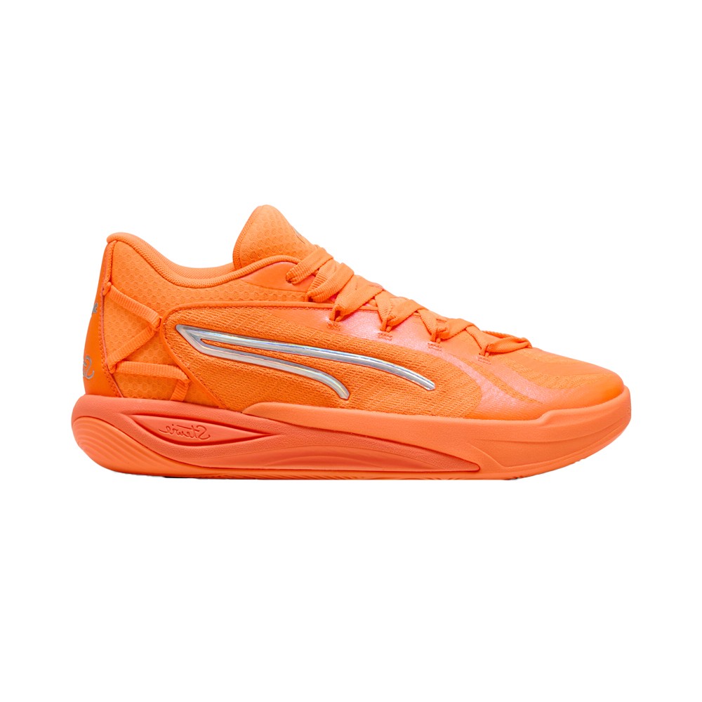 PUMA Stewie 4 Flawless Basketball Womens Orange Sneakers Athletic Shoes 3121720
