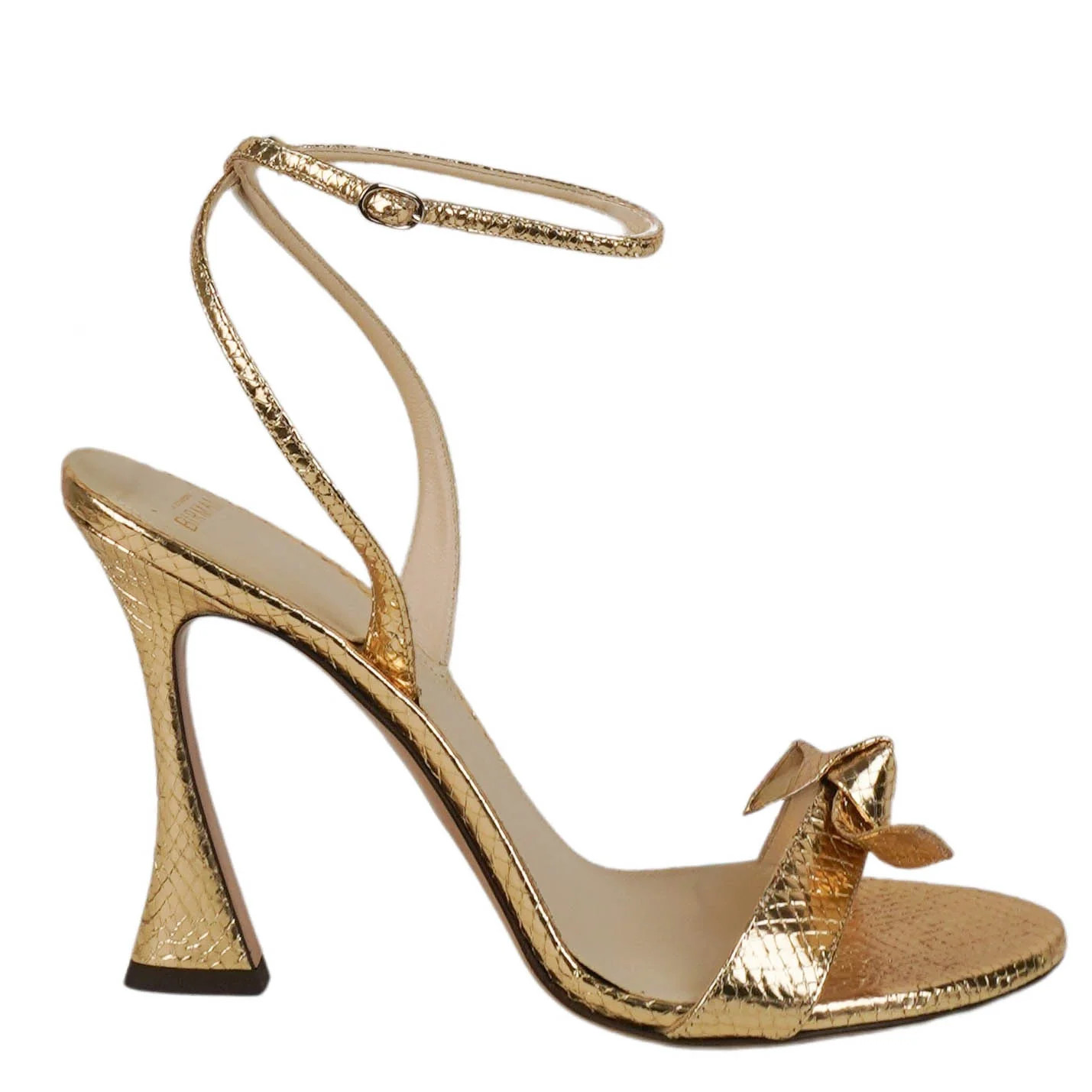 Alexandre Birman Clarita Sandals in Golden Python