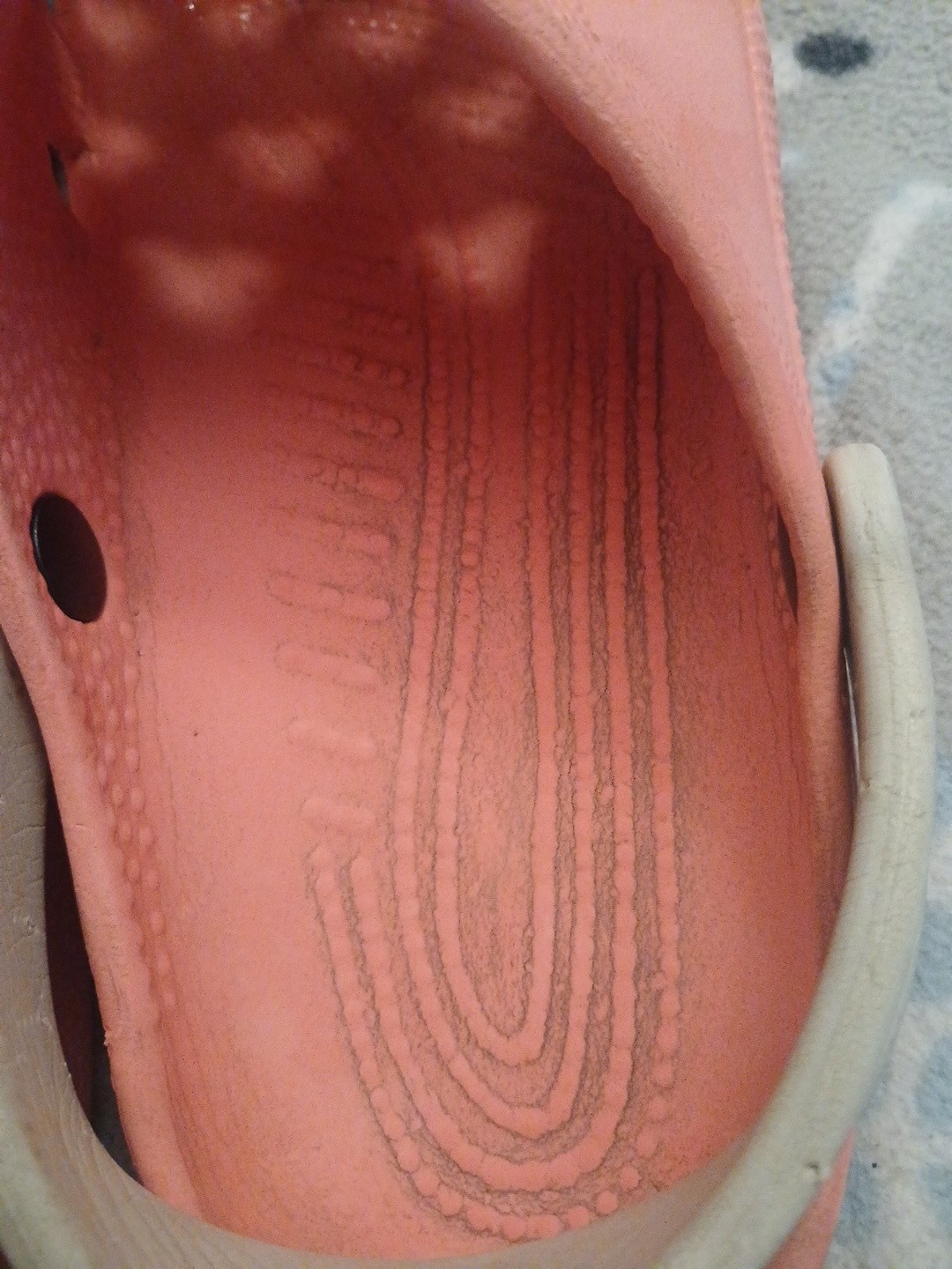 RARE Crocs Classic Clogs Pink Mickey Mouse Cutout Adult Women’s 10-11 Men’s 8-9