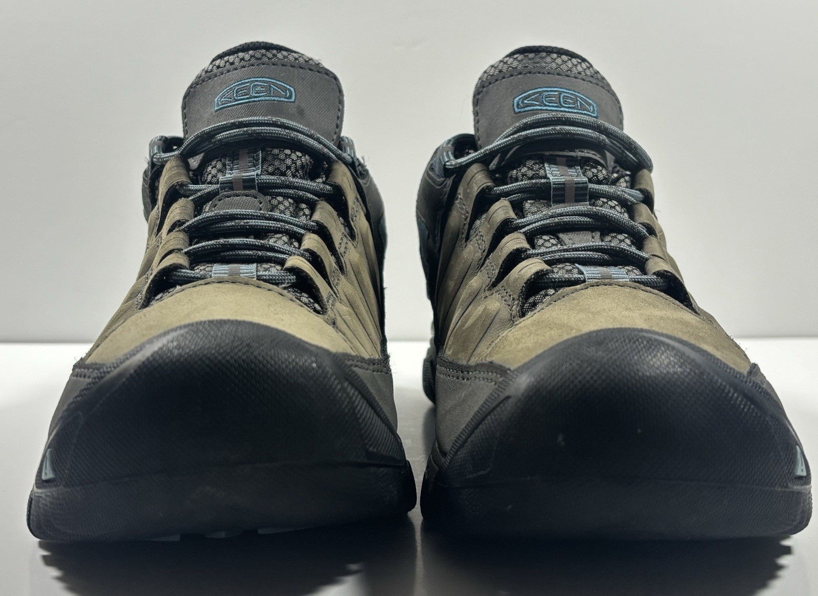 KEEN Targhee III Women’s Size 8.5 Waterproof Hiking Magnet/Atlantic Blue 1023038