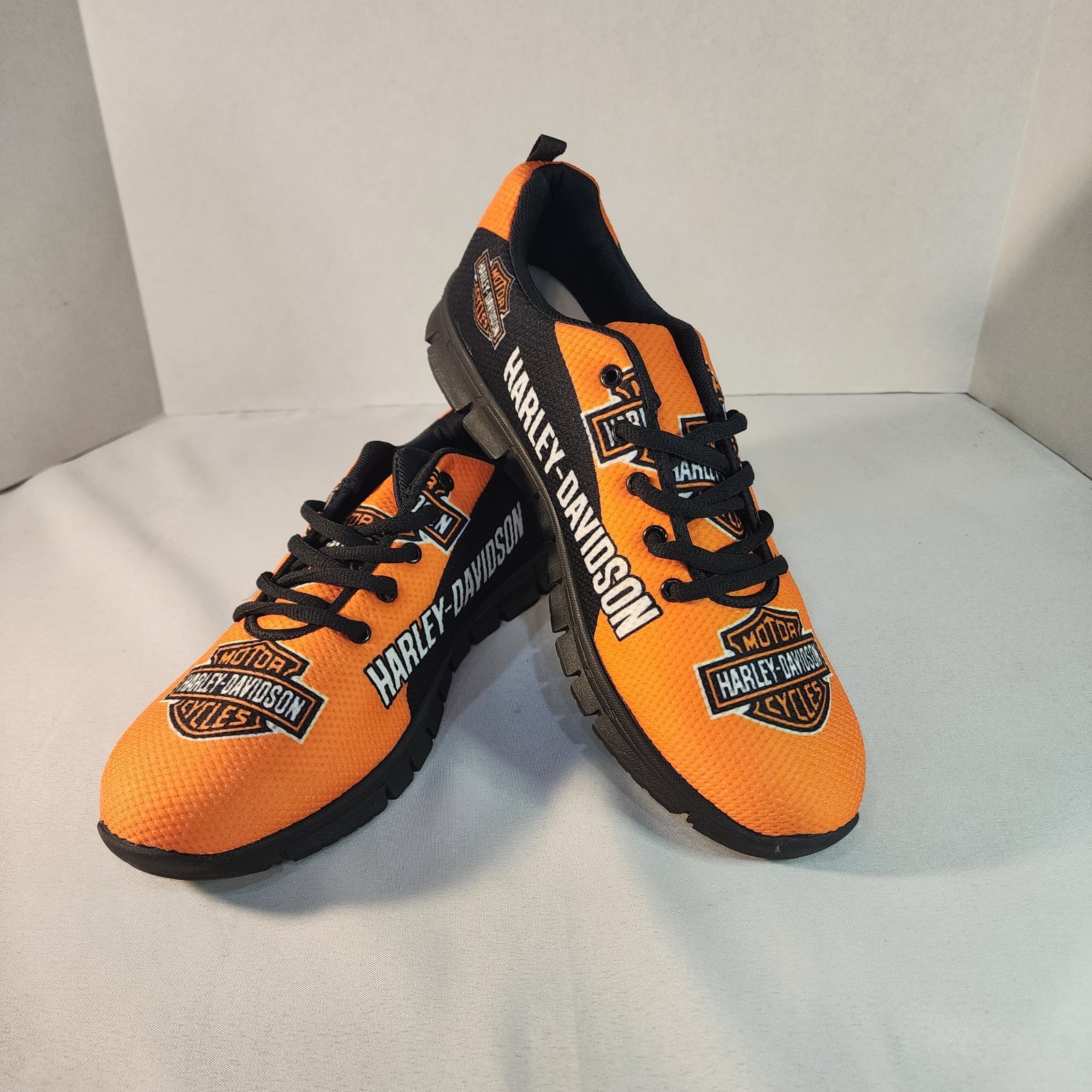 Textile athletic shoes, Harley-Davidson branded sneakers Size Men’s 12-13
