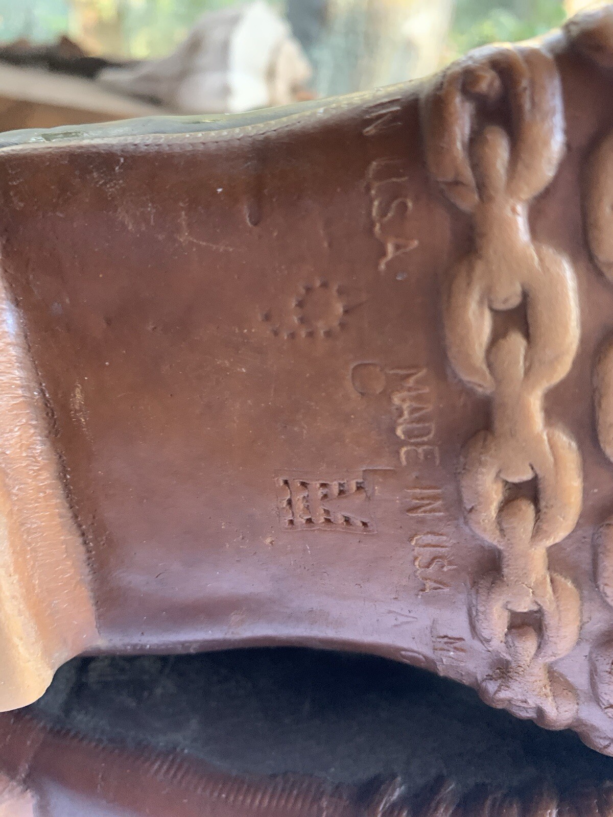 LL Bean Duck Boots Women 9M Made in USA Brown Genuine Leather Maine Hunting READ