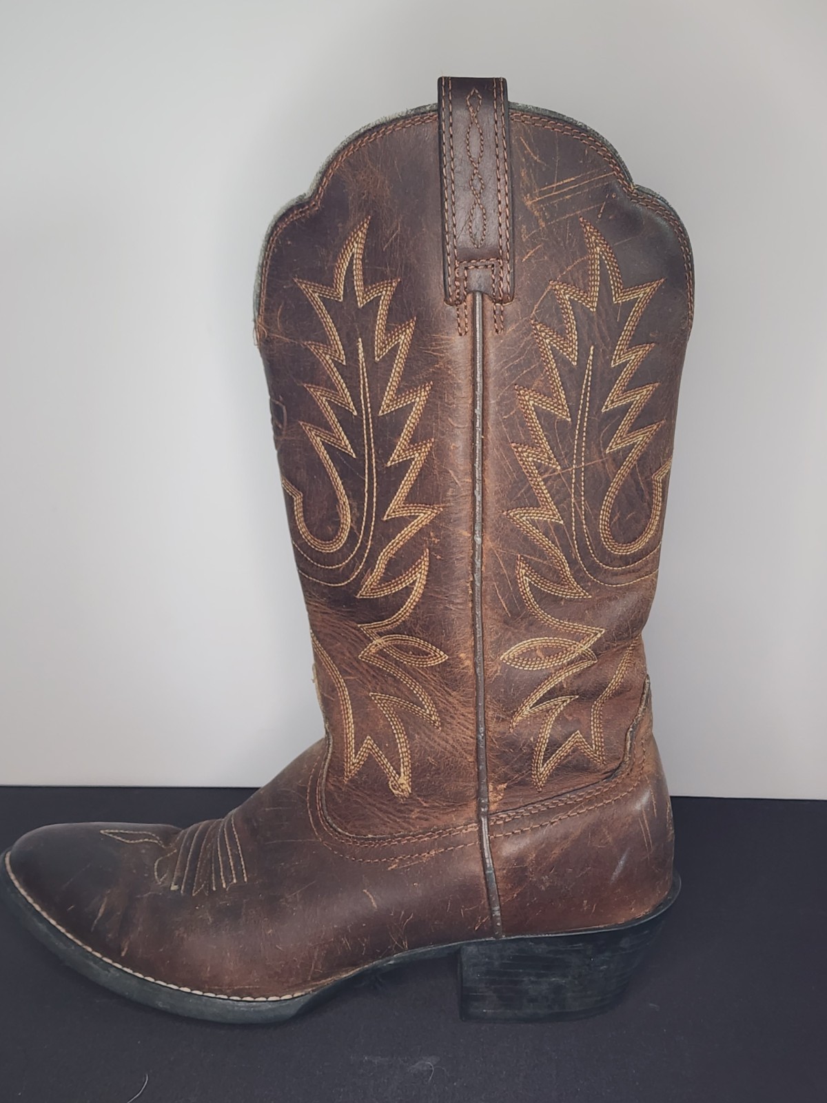 Ariat Women’s 5.5 Cowboy Western Boots Brown Leather