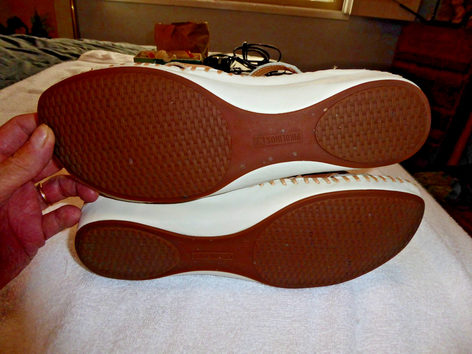 Pikolinos Women’s P. Vallarta Leather Wedge Sandals Size EU 40 US 9-9.5