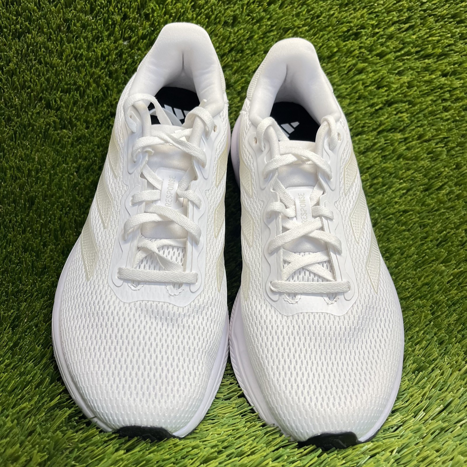 Adidas Response Womens Size 10.5 White Athletic Running Walking Shoes Sneakers