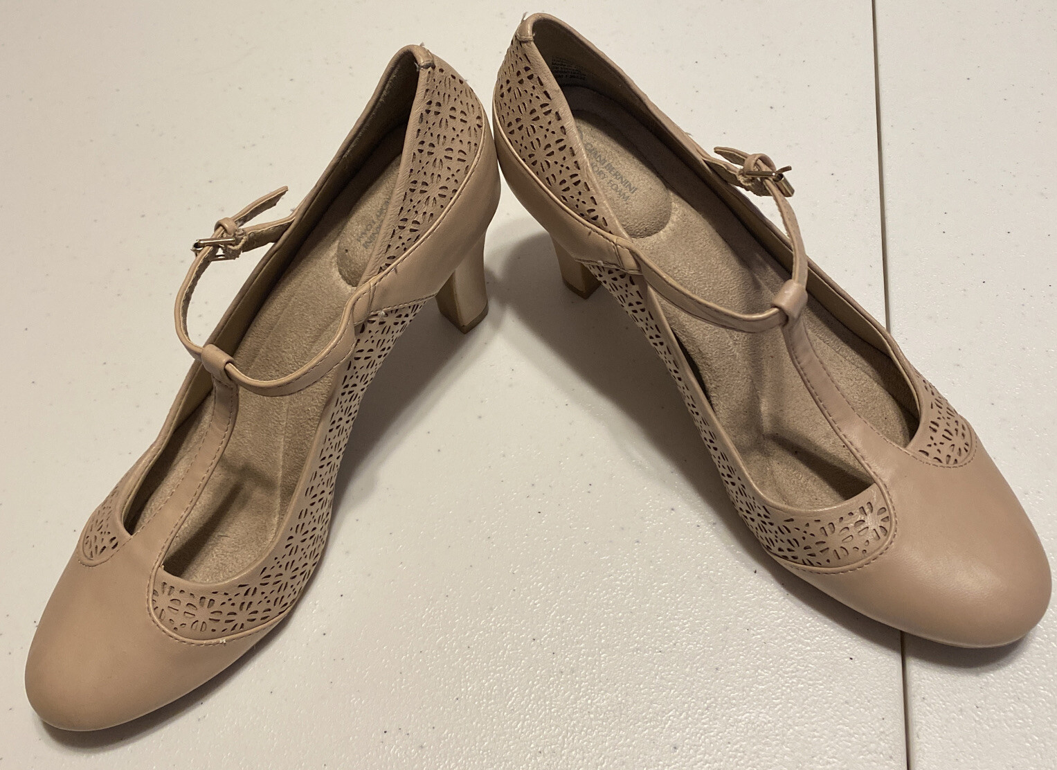 Giani Bernini Womens Vineza 2 Tan Pumps Shoes 9.5 Medium (B,M)