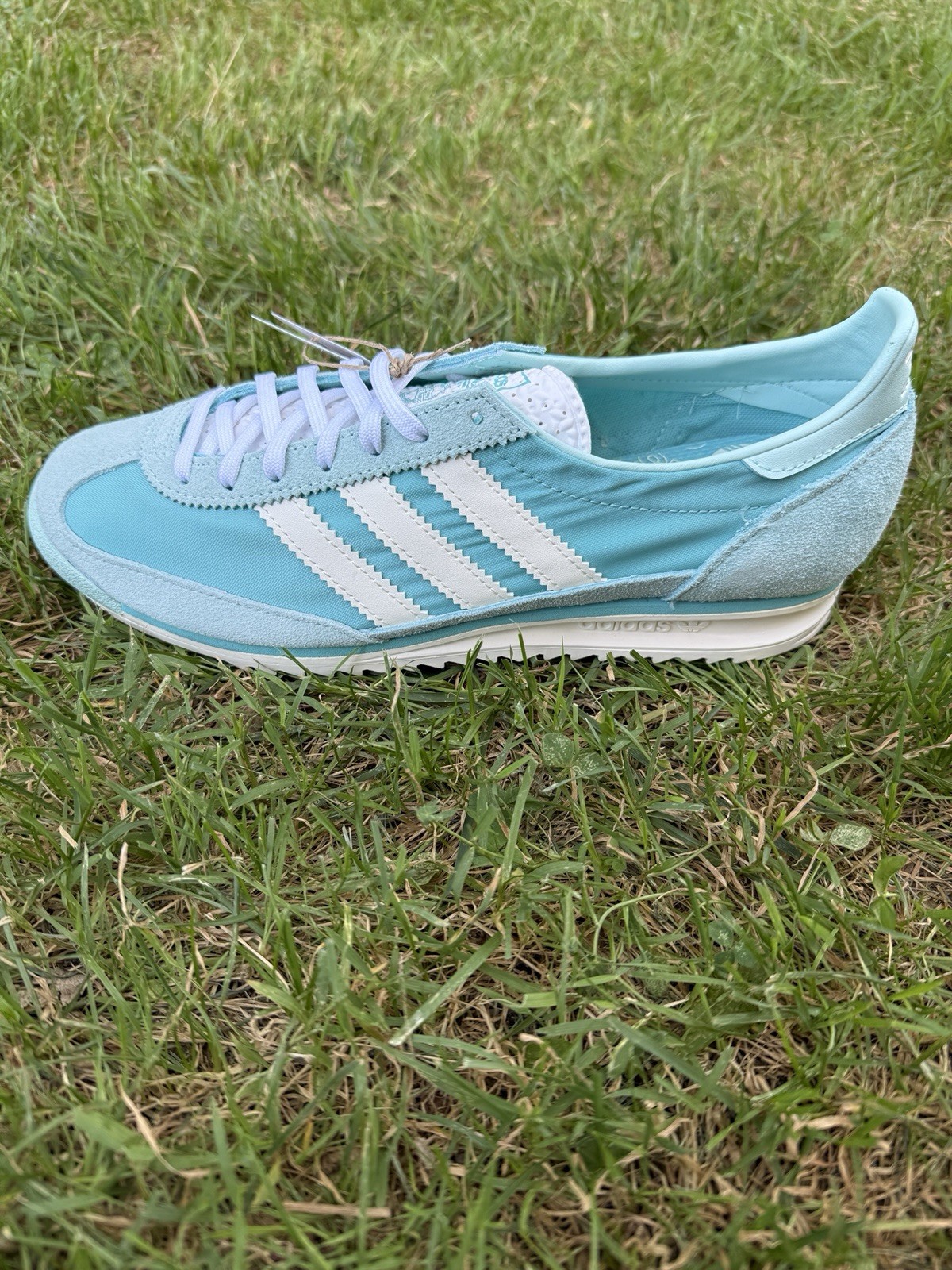 Adidas Originals Women’s Mint Aqua White SL 72 OG Shoes Sneakers JI0199