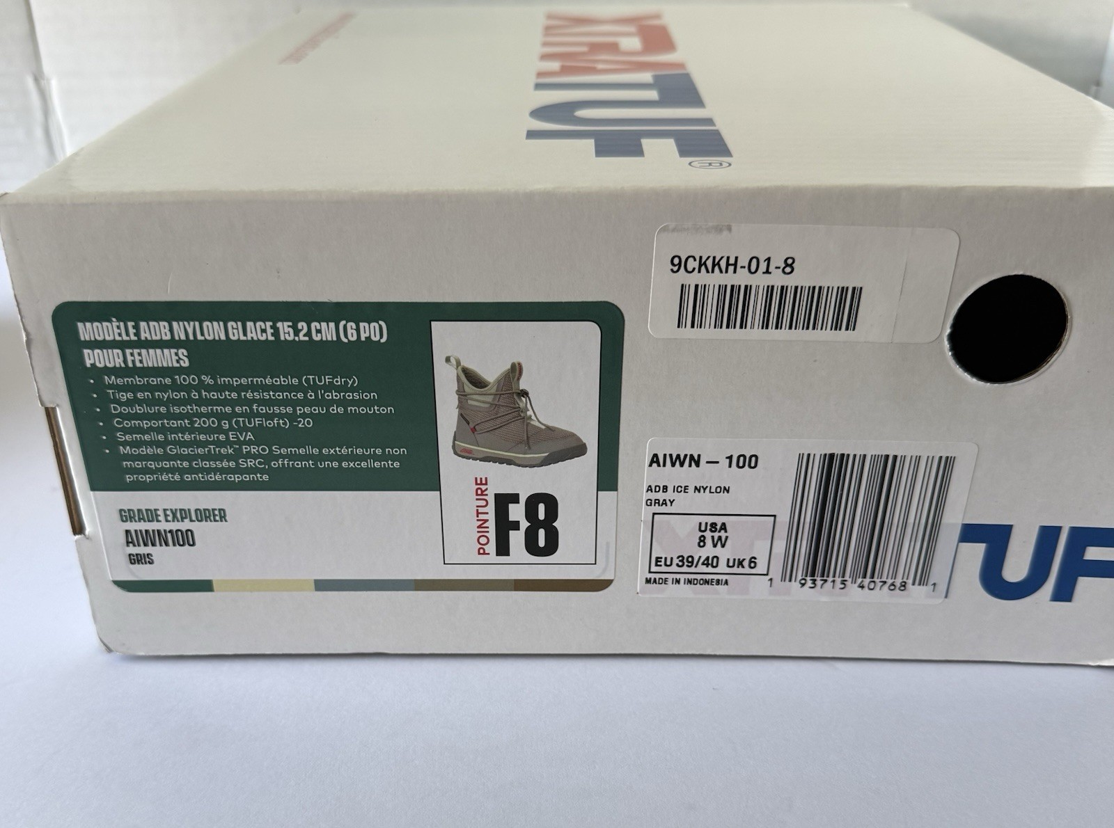 XTRATUF ABD Ice Nylon Aiwin -100 Ankle Boots Insulated Boots Women’s Size 8 New