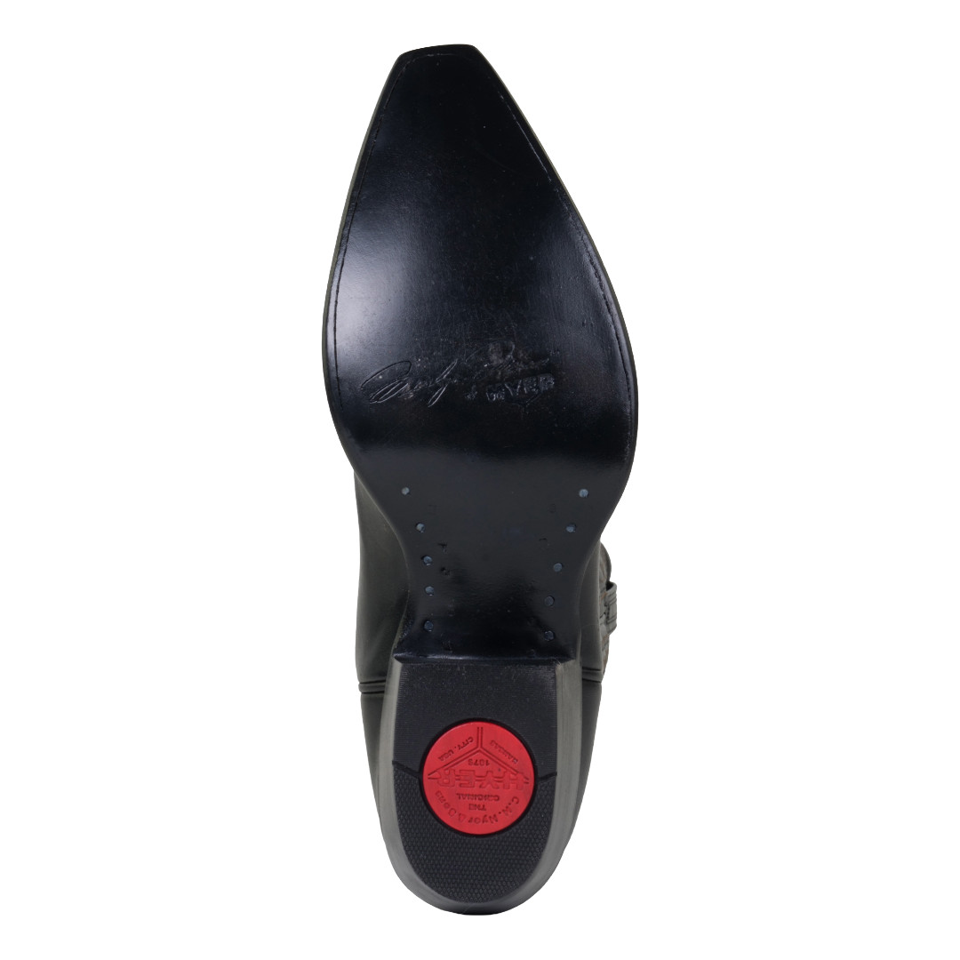 HYER Ladies Wildcat Noir Black Tall Western Boots HW56039
