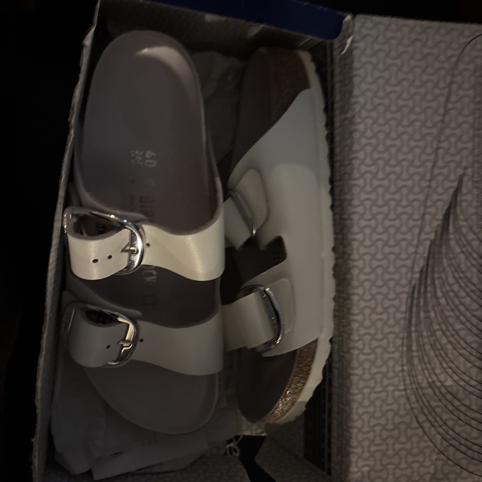 Birkenstock Arizona Big Buckle Size US 9 – EU40 White in Original Box Germany