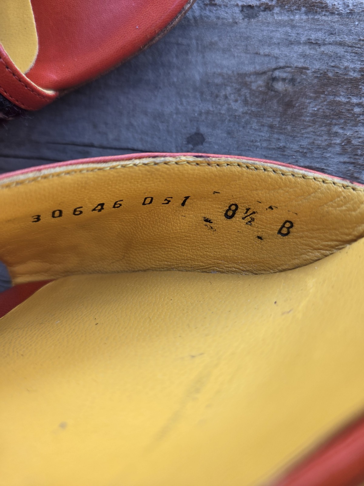 Salvatore Ferragamo Woven Leather Slide Sandals Orange Multicolor 8.5B