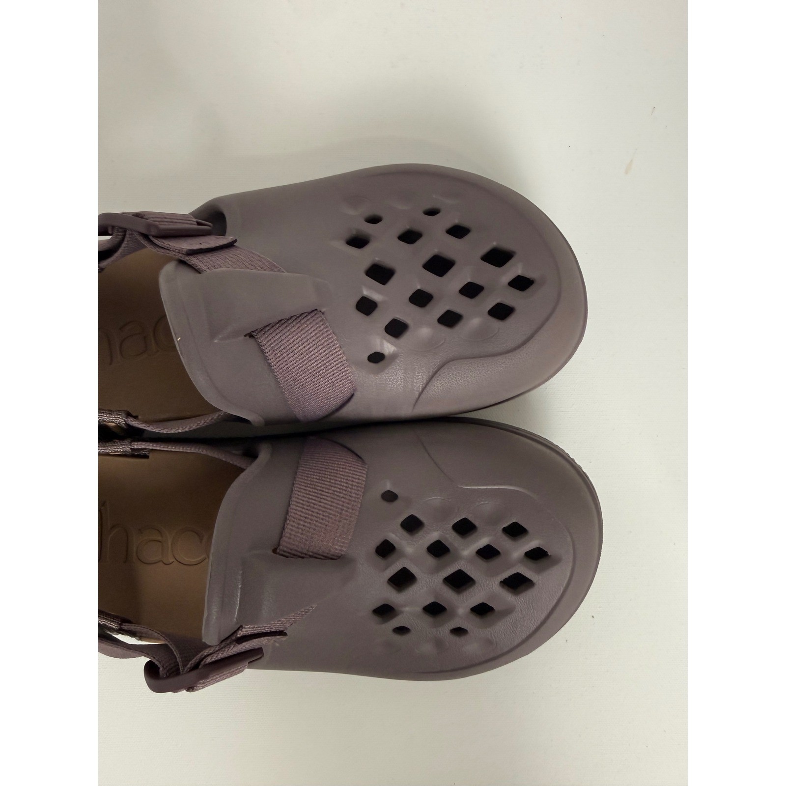 Chaco Chillos Clog Womens Plum Purple Adjustable Strap Slip On Shoes Size 8