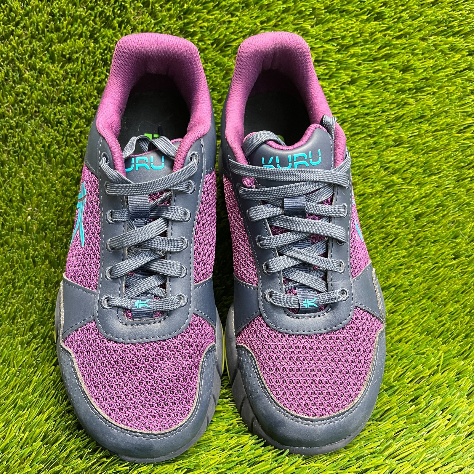 Kuru Quantum 2.0 Womens Size 8 Purple Blue Black Athletic Running Shoes Sneakers